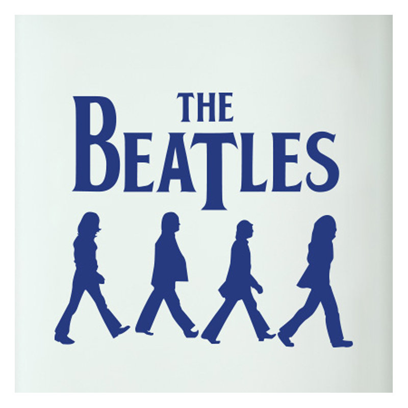 Entertainment Wall Decal, Dark Blue