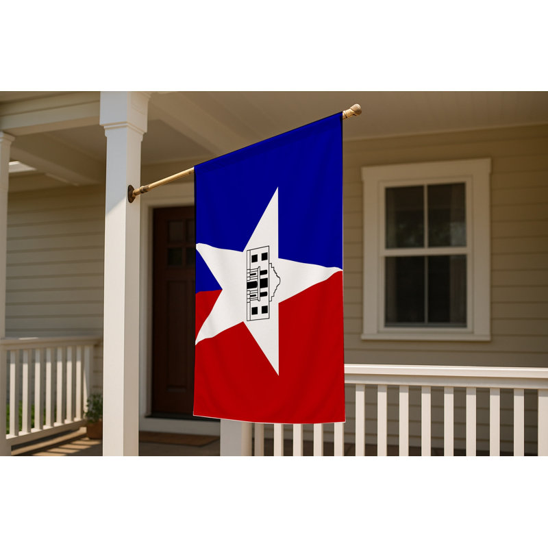 Drapeau de la ville de San Antonio - drapeau extérieur, H 36 po x l 60 po