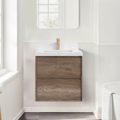 Tiberiu Floating Bathroom Vanity With Sink
