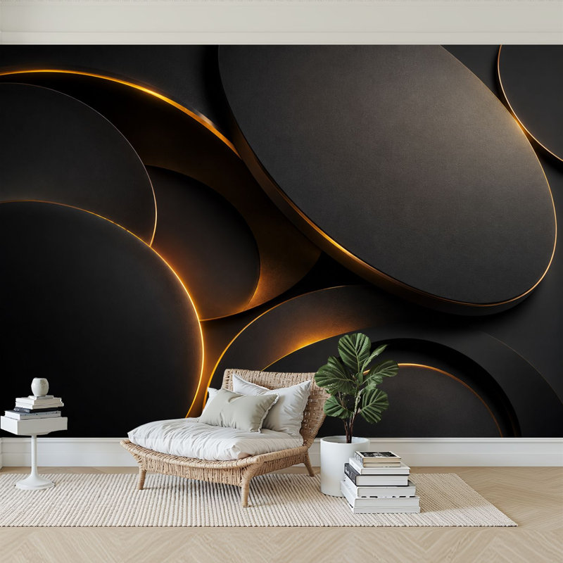 Papier peint adhésif auto-adhésif moderne pour la chambre à coucher L 69 po x l 96 po Peel and Stick