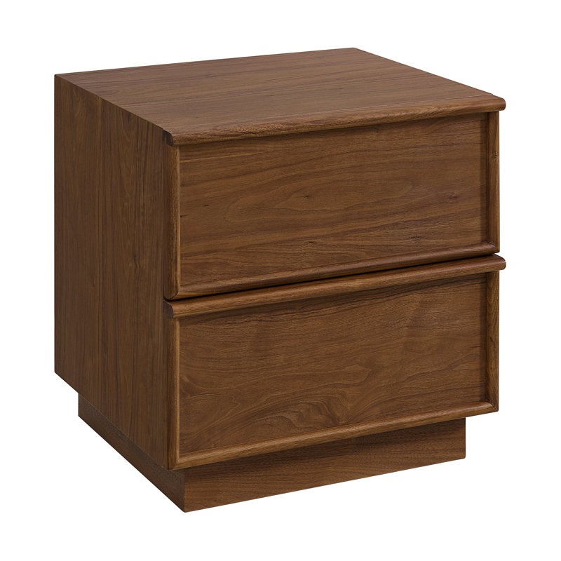 Table de chevet 21 "en noyer naturel Collins