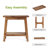 Solid Wood End Table With Storage-1248957244