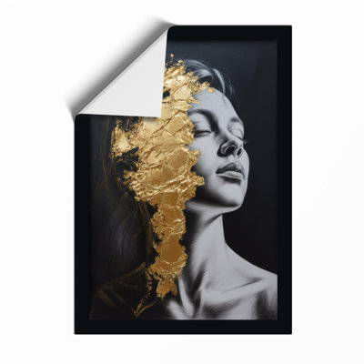 Woman In Gold Modern - Print