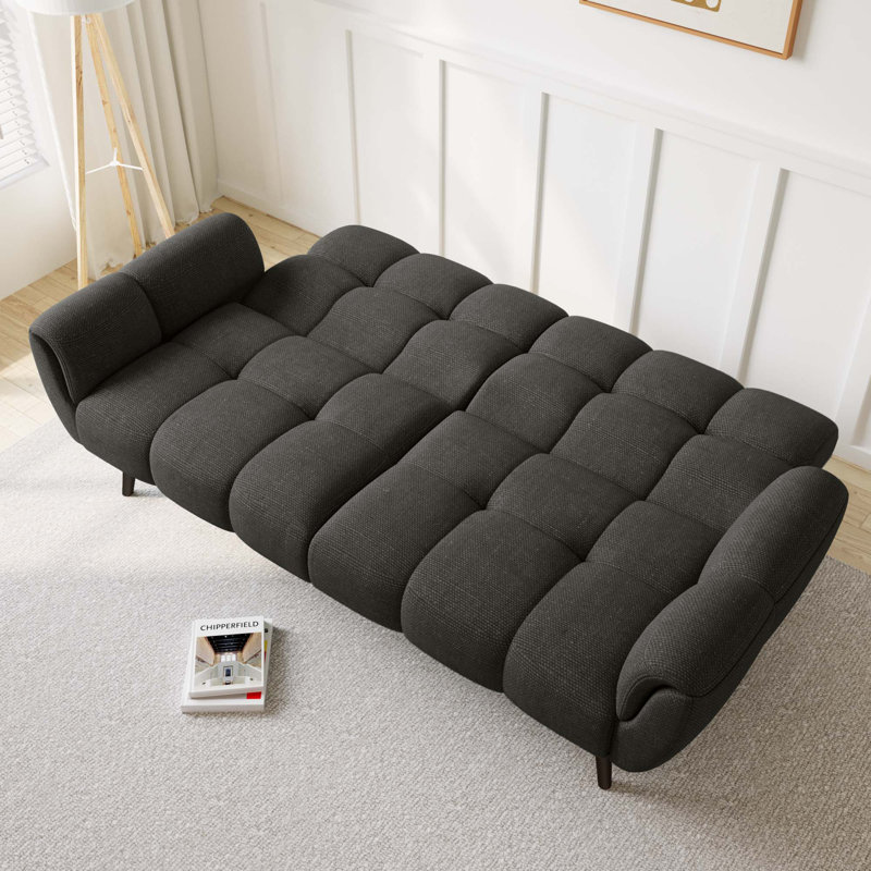3 Seater Sofa Bed, Dark Grey