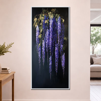 Wisteria Cascading - Floral Canvas Print