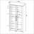 Myerson Grey Driftwood 2-Door Engineered Wood Tall Cabinet