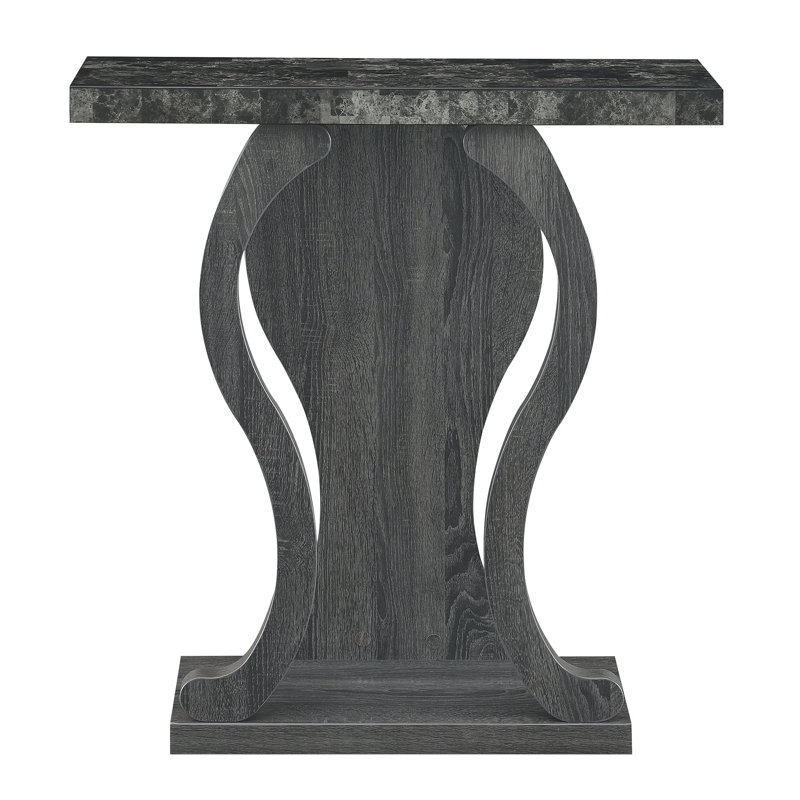 Console de 31,5 po Hubbert, Gris, H 34 po x l 31,5 po x P 11,5 po