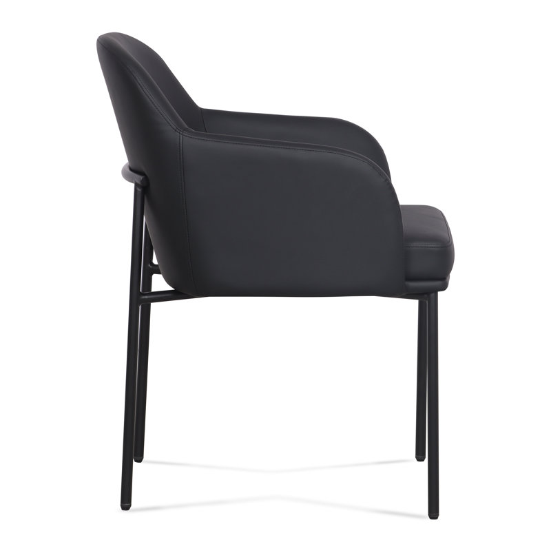 Ensemble de 2 fauteuils en cuir Sydney, Black
