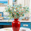 10 pièces bouquet de fleurs d'azalée artificielle, 22 pouces de fleurs de soie simulées, jardin, cuisine, bureau, table, vase, fleur décorative, bleu-1924818167