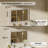 Svenn Recessed Lighted Medicine Cabinet With Mirror, 3 Adjustable Shelves, Beveled Design, Defogger, Outlets & Usbs-916662571-927469263