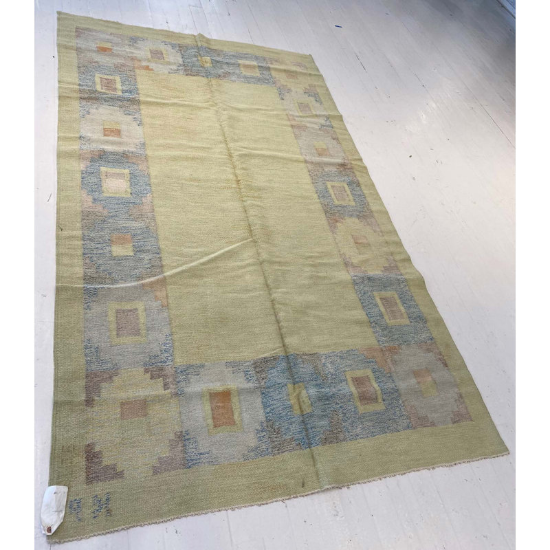 Vintage One-of-a-Kind Rectangle 4'8" x 8'1" Area Rug