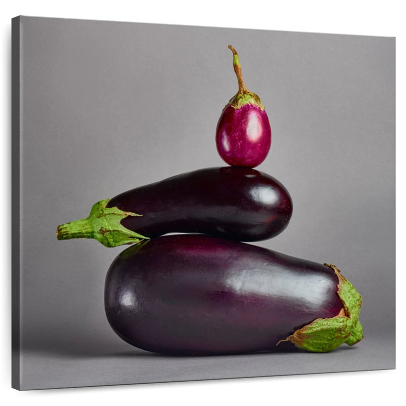 Yarlin Eggplant Stack, 33" H x 33" W
