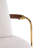 Chaya Indoor Upholstered Bar Stool With Metal Frame, Walnut Finished And Beige Upholstery, Set Of 2
