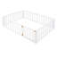 Structure de lit polyvalente en bois avec une clôture amusante et une disposition ouverte pour les enfants et les adultes-1183398247-1183398244