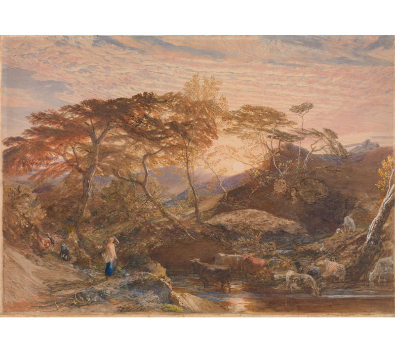 "Sabrina" par Samuel Palmer - Art sur toile tendue avec châssis, H 40 po x l 28 po