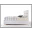 Grand lit avec rangement blanc