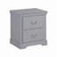 Table de chevet 1Pc, 2 tiroirs-1853378328