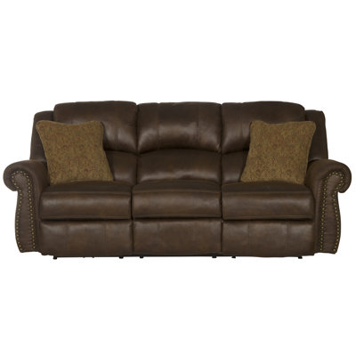 Huling Upholstered 90'' Reclining Sofa