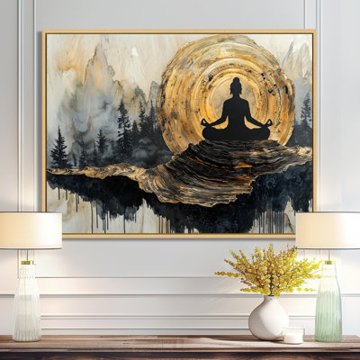 Guth Indian God Meditation Connecting to the Woods II - Hindouisme, art mural