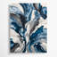 Abstrait aquarelle 86, art mural sur toile grise-780206757