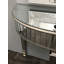 Francine 90cm Glass Top Console Table