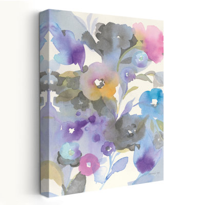 Abstrait et bijou bleu I Garden