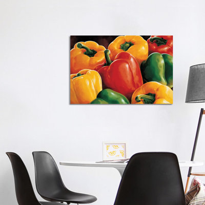 Peperoni 1 Piece Wrapped Canvas Wall Art
