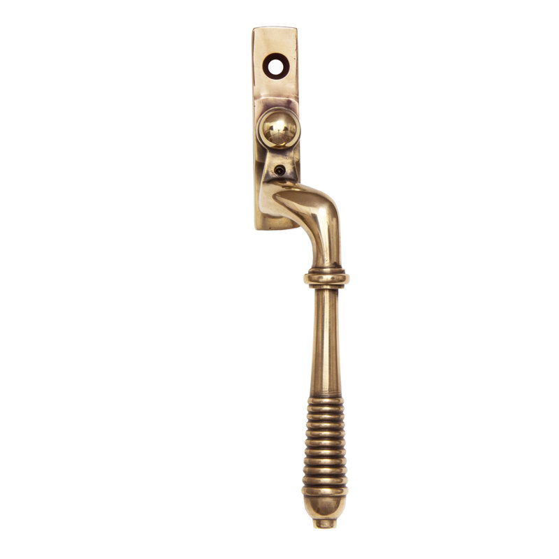 Reeded Espag Door Accessory, Polished Bronze