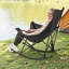Chaise de camping rembourrée et pliante