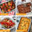 15.6'' Roasting Pan With V-Shaped Rack,Sliver