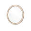 Hyson Round Solid And Engineered Wood Beveled Wall Mirror