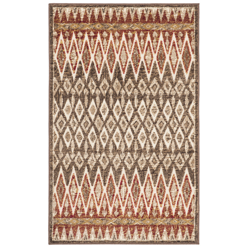 Braswell Performance Southwestern Rug, Rectangle 4' x 5'7"