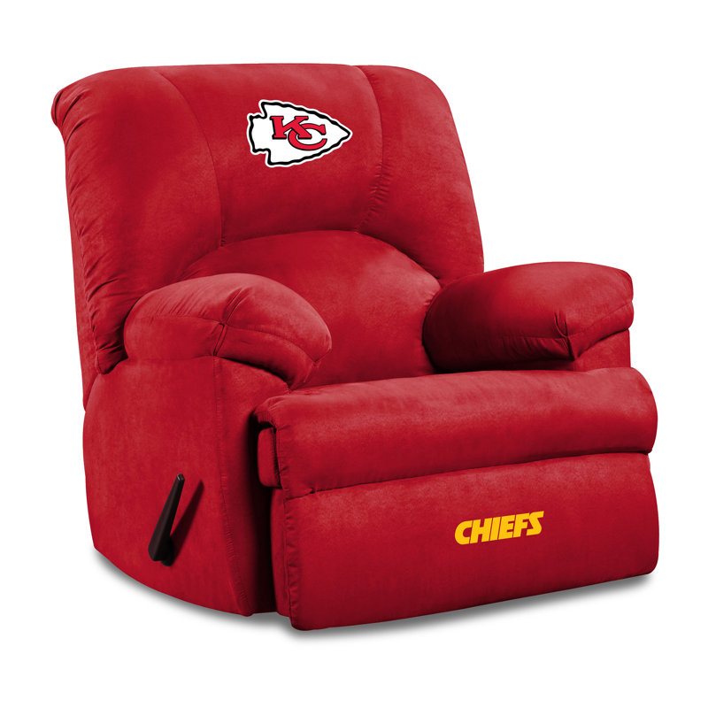 NFL Upholstered Recliner, Kansas City Chiefs