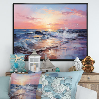 " Ocean Pink Serenade Pastoral II "