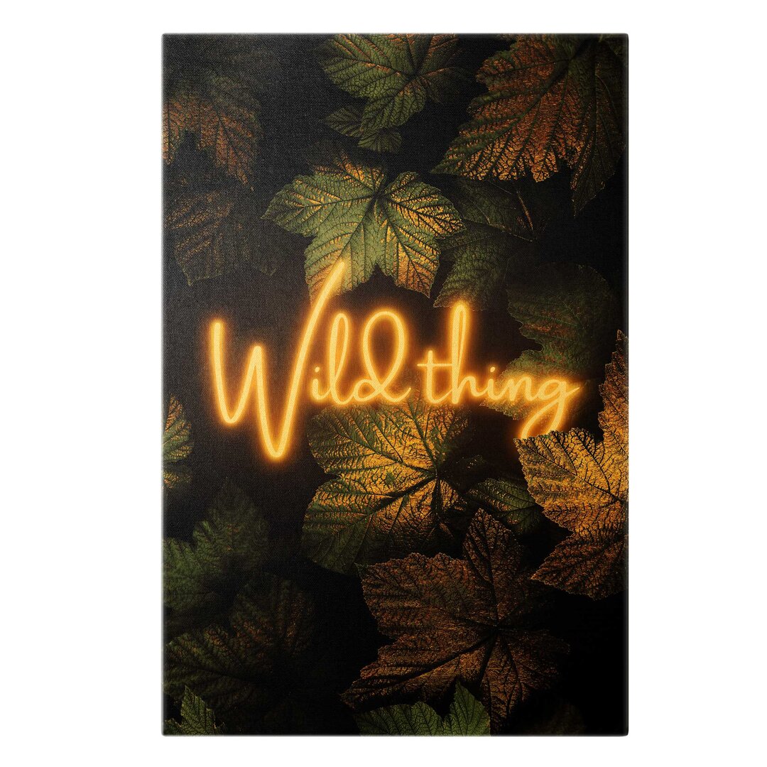 Leinwandbild Wild Thing Leaves von Elisabeth Fredriksson