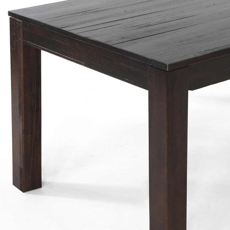 Montauk Pine Solid Wood Dining Table, Barnwood