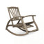 Chaise berçante d'extérieur en bois d'acacia-514751679