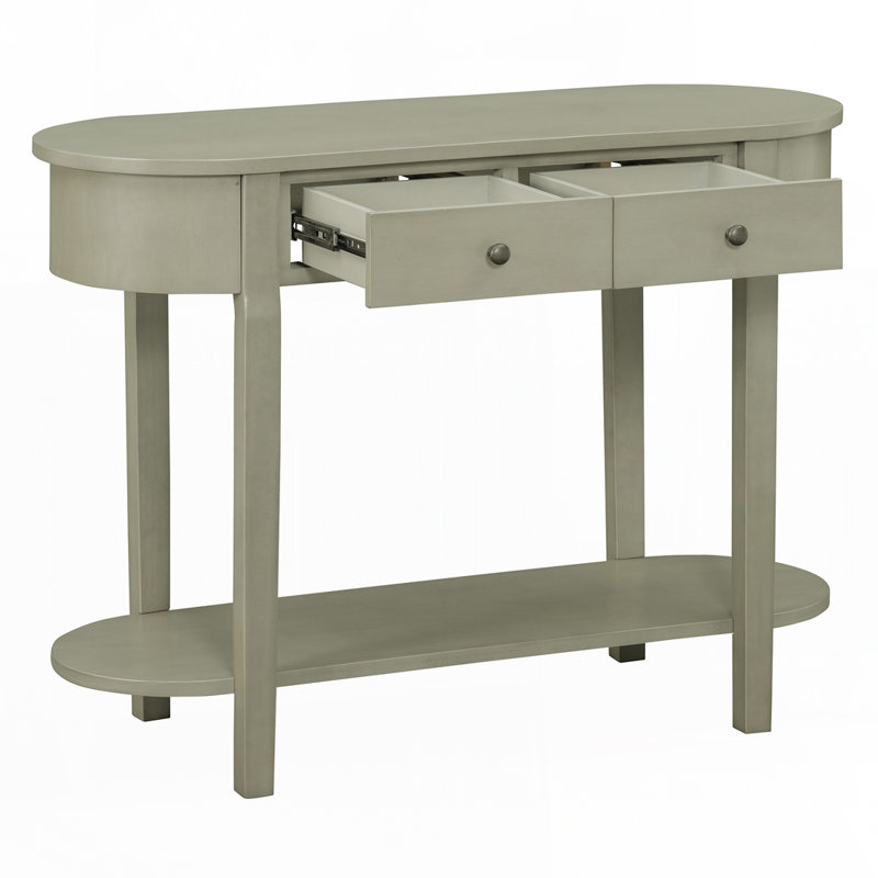 Commode de rangement avec 2 tiroirs, Grey