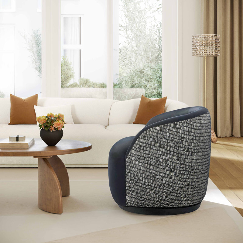 Upholstered Barrel Chair