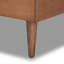 Lit plateforme simple en bois gris foncé Fakenham Mid-Century-1847621638