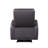 Brown Top Grain Leather Match Power Motion Recliner