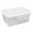Sterilite 6 Qt Clear Storage Tote & 16 Qt Clear Storage Tote