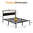 Queen Size Bed Frame With Drawers And Charging Station-686405058