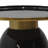 Shelia Black Enamel Side Table