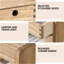 Solid Wood Desk Organiser