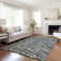 Premium Machine Washable Kishonna AMF42 Gray Rug