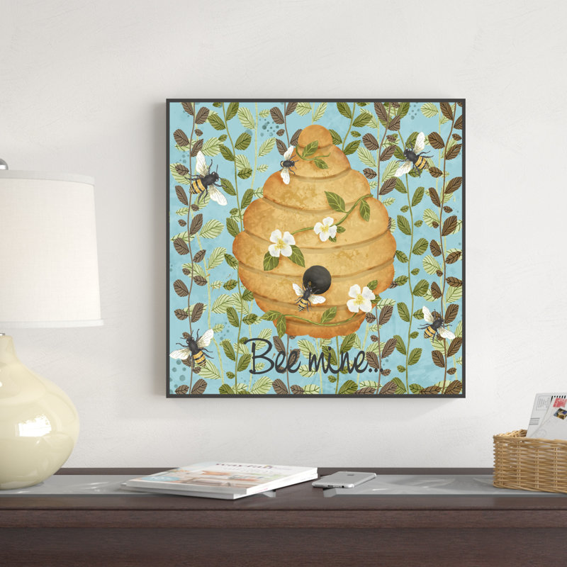 Abeilles et miel I, H 20 po x l 20 po