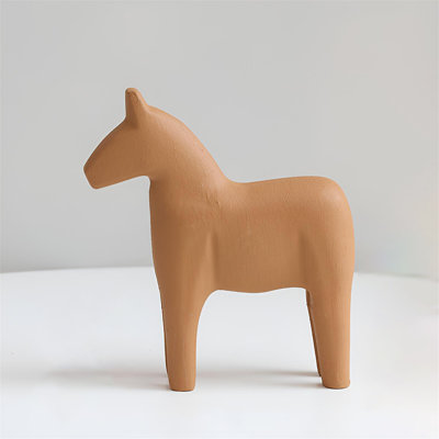 Rocking Horse Wooden Ornament Creative Home Decor For Living Room
