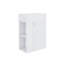 Meuble-lavabo flottant contemporain de 18,5 po avec lavabo en résine