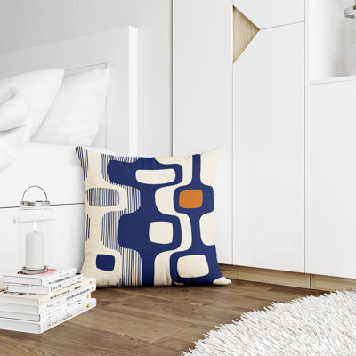 Housse et insert de coussin décoratif en polyester pour l'intérieur et l'extérieur
